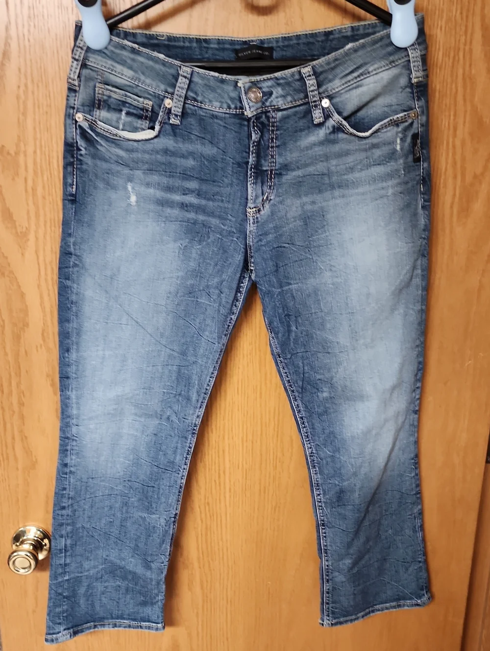 Silver Suki jean capri womens 32x22.5 number 1194